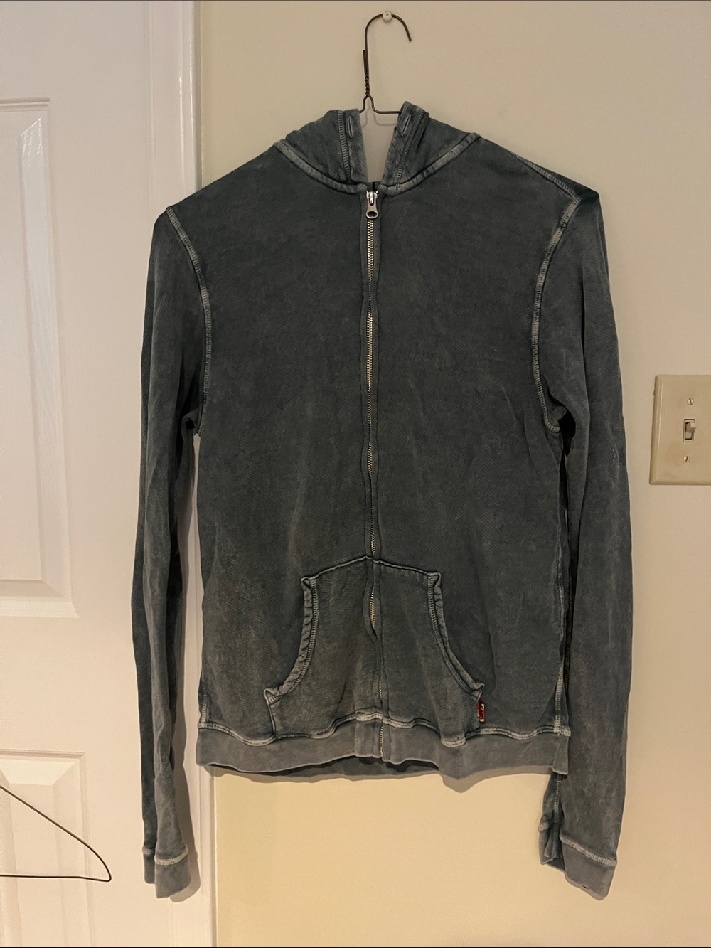 Free City Superfluff Lux Full Zip Up Hoodie Jacket